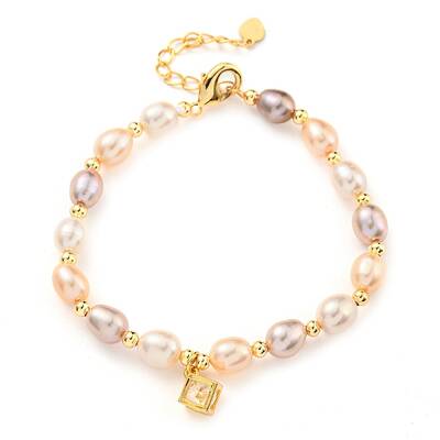 Natural Freshwater Pearl Beaded Bracelets