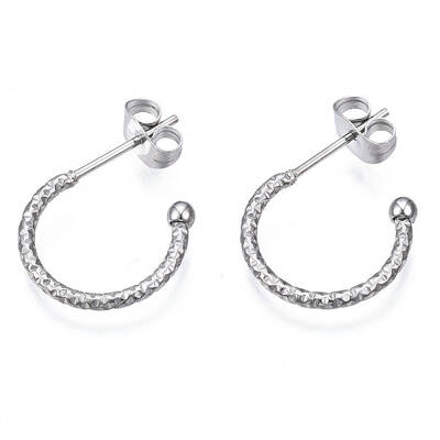 Non-Tarnish 316 Surgical Stainless Steel Stud Earrings