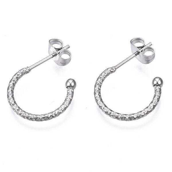 Non-Tarnish 316 Surgical Stainless Steel Stud Earrings