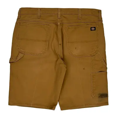 Dickies Carpenter Shorts - 38W 11L Brown Cotton Blend | Size: 38″ waist