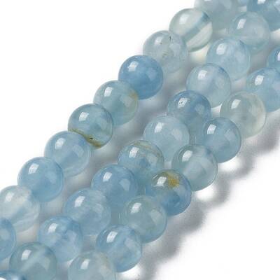 Natural Blue Calcite Beads Strands