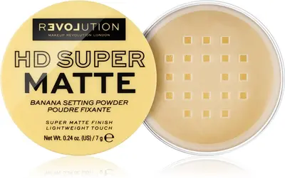 Revolution Relove HD Super Matte transparent fixing powder matte effect color Banana 7 g