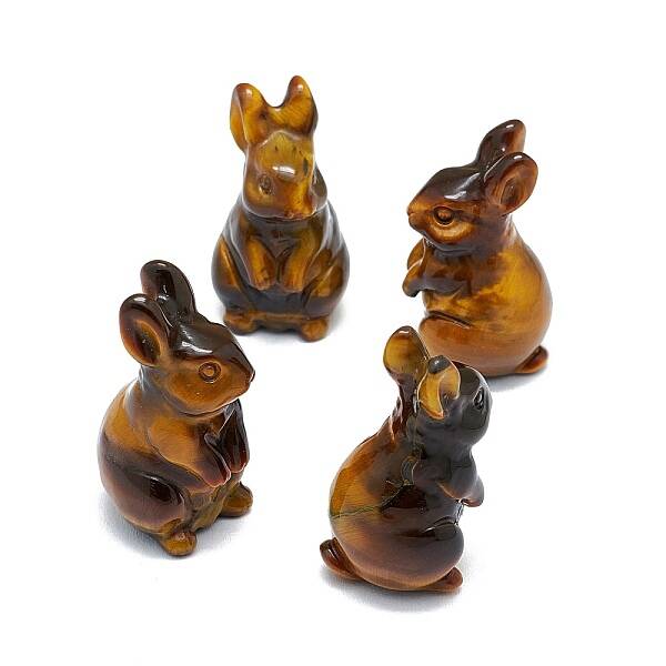 Natural Tiger Eye Sculpture Display Decorations