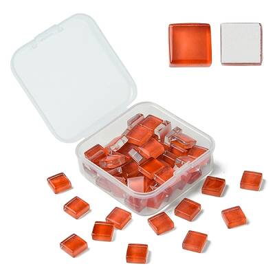 60Pcs Transparent Glass Cabochons