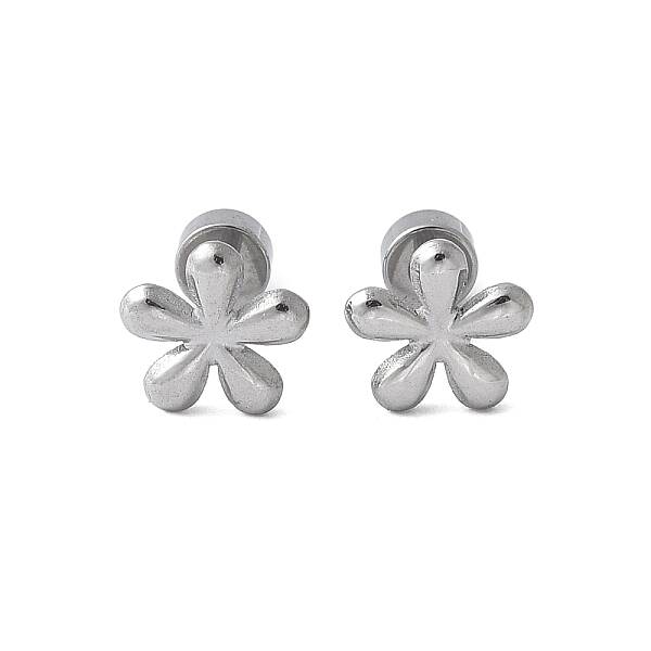 304 Stainless Steel Stud Earrings for Women
