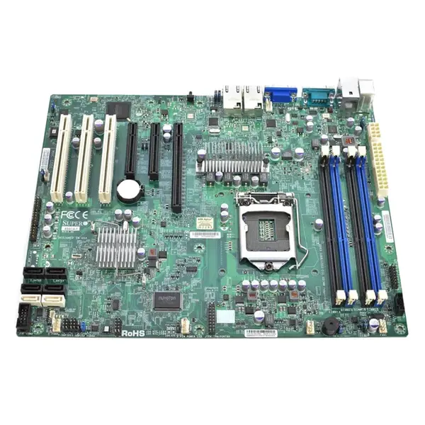 Supermicro MBD-X9SCA-F-B | Socket LGA1155 Intel C204 Chipset ATX System Board (Motherboard) Supports Xeon E3-1200/Core i3/Pen...