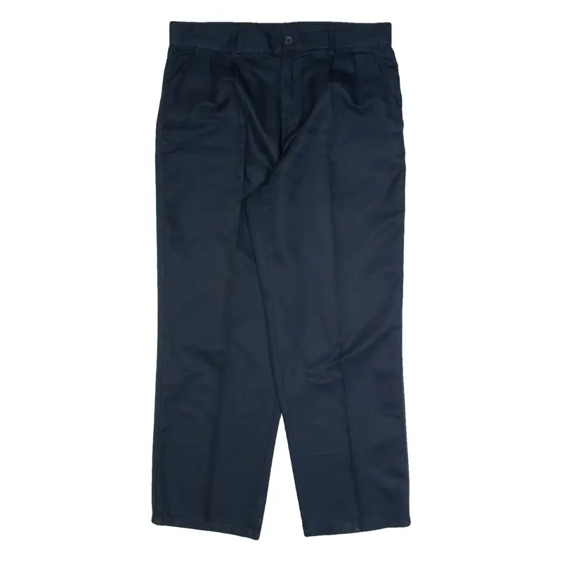DUNLOP Chino Mens Trousers Blue Regular Straight W34 L29