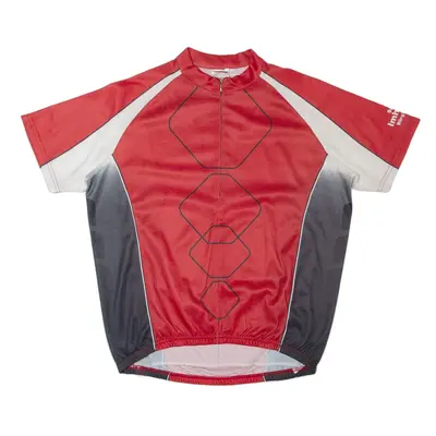 NAKAMURA Cycling Full Zip Mens Jersey Red L