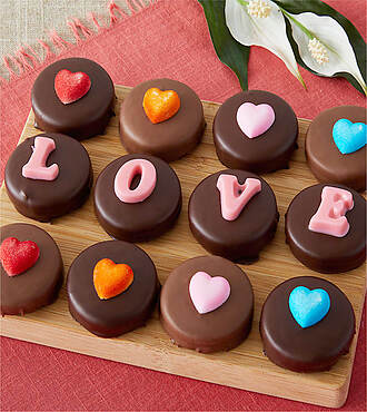 Love in Technicolor Belgian Chocolate Covered Oreos - FedEx