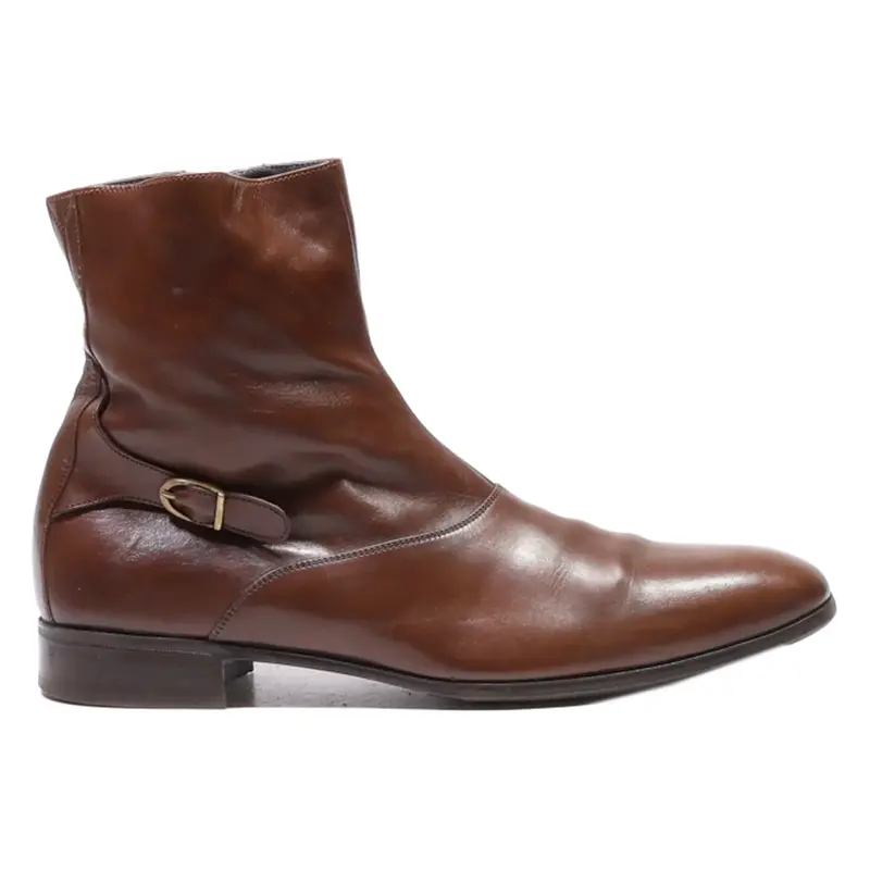 STRUGAR Ankle Boots Brown Leather Mens UK 7