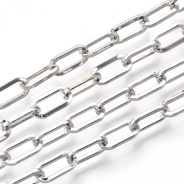 Unwelded Iron Paperclip Chains