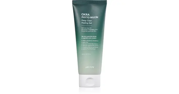 Jayjun Okra Phyto Mucin deep cleansing gel scrub effect 150 ml