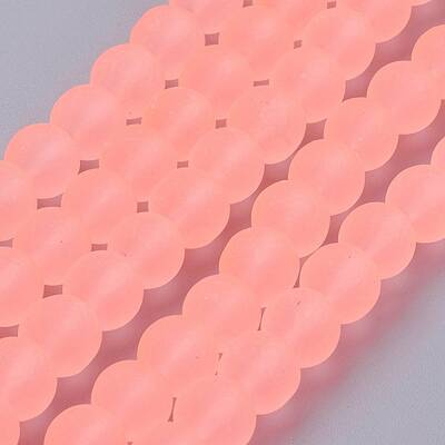 Transparent Glass Bead Strands