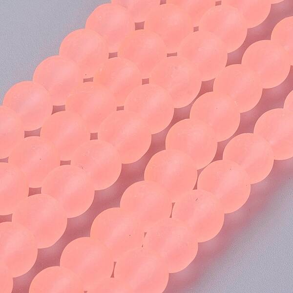 Transparent Glass Bead Strands