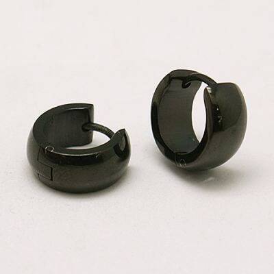Fashion 304 Stainless Steel Hoop Earrings