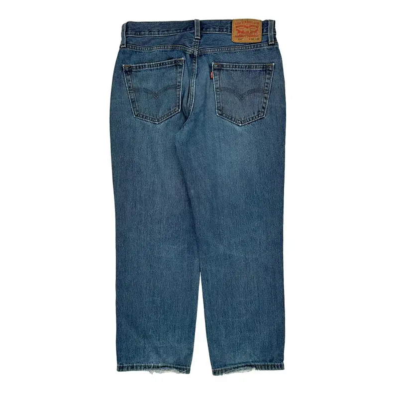 550 Levis Jeans - 32W 27L Blue Cotton | Size: 32″ waist