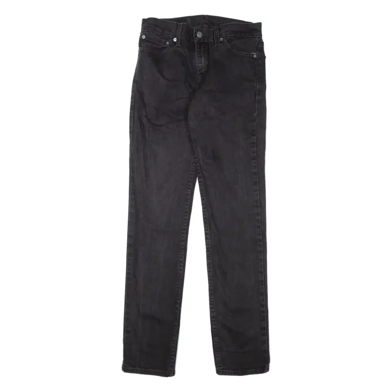 LEVI'S 511 Jeans Mens Black Slim Straight W26 L32