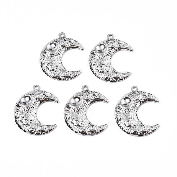 Non-Tarnish 201 Stainless Steel Pendant Cabochon Settings