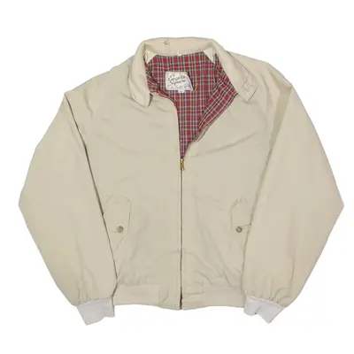 ENGLISH SQUIRE Lined Jacket Cream 80s Mens M