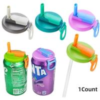 Silicone Drink Cup Lid, 1 Count Reusable Leak Proof Drink Can Mug Cover, Portable Drinkware Accessories for Home, Travel, Out...