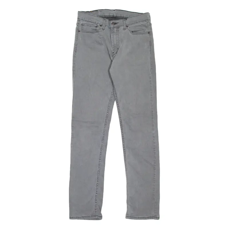 LEVI'S 511 Jeans Mens Grey Slim Straight W29 L31