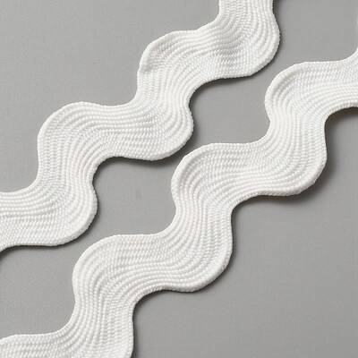 Polyester Wavy Fringe Trim Ribbon