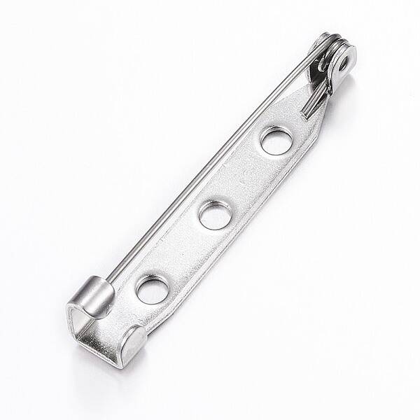 Tarnish Resistant 304 Stainless Steel Brooch Findings Sets