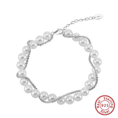 Adjustable Shell Pearl Beaded Bracelets