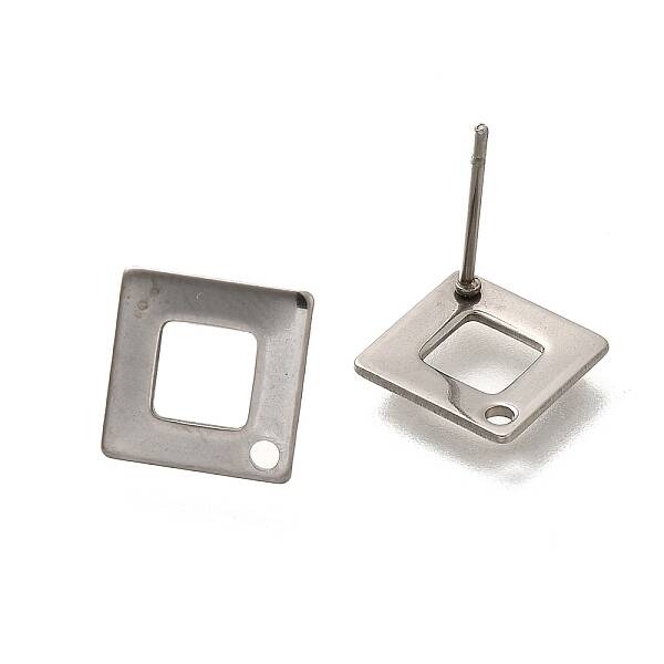 Anti-Tarnish 304 Stainless Steel Stud Earring Findings