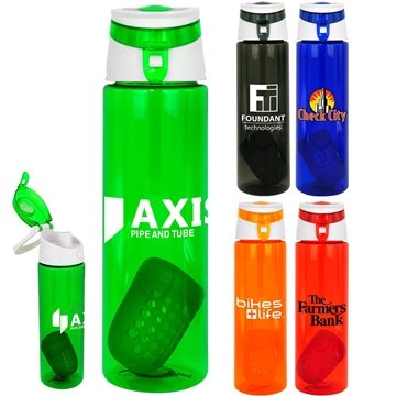 50 Custom Trendy 24 Oz Colorful Floating Infuser Bottle - ...