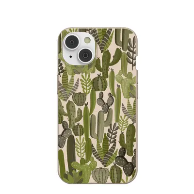 Seashell Succulent Cacti iPhone 14/16e Case