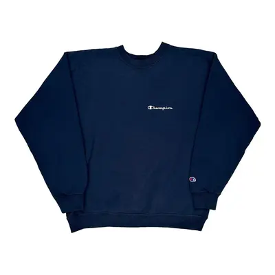 Champion Sweatshirt - Medium Blue Cotton Blend | Size: medium