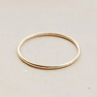 Hello Adorn Teeny-Tiny Band Ring - Any Occassion Jewelry - Fashion Accessory