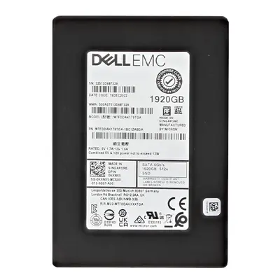 Dell KXNX5 | 1.92TB Triple-Level Cell SATA 6Gb/s 2.5-Inch Solid State Drive