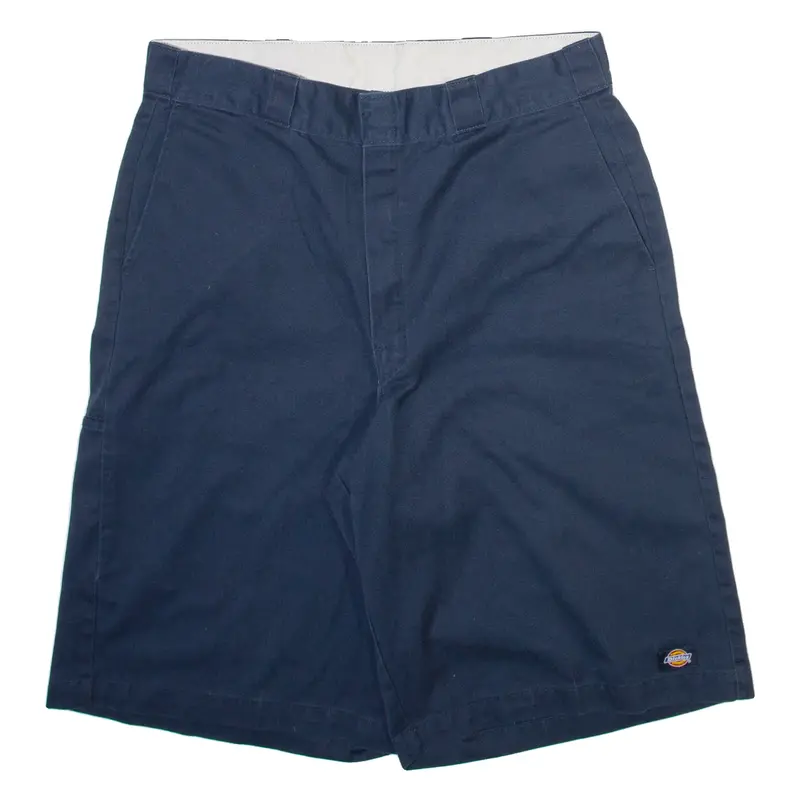 DICKIES Mens Workwear Shorts Blue L W36
