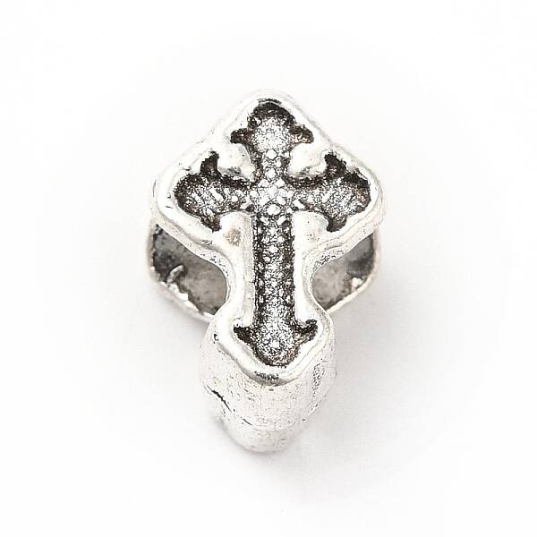 Tibetan Style Alloy European Beads