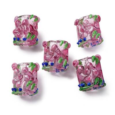 Handmade Bumpy Lampwork Beads Strands