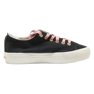 YOUNG SPIRIT Low Top Trainers Black Canvas Womens UK 6