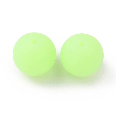Luminous Round Food Grade Silicone Beads
