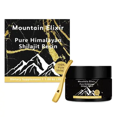 Pure Himalayan Shilajit Resin - Organic Shilajit Resin with 85+ Trace Minerals & Fulvic Acid for Energy, Immune Support, 30...