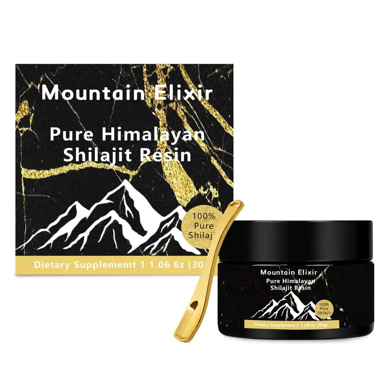 Pure Himalayan Shilajit Resin -   Organic Shilajit Resin with 85+ Trace Minerals & Fulvic Acid for Energy, Immune Support, 30...
