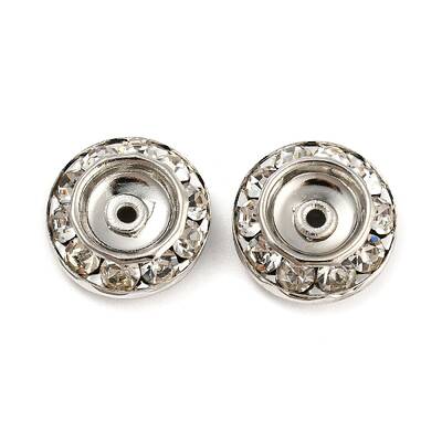 Brass Rhinestone Beads