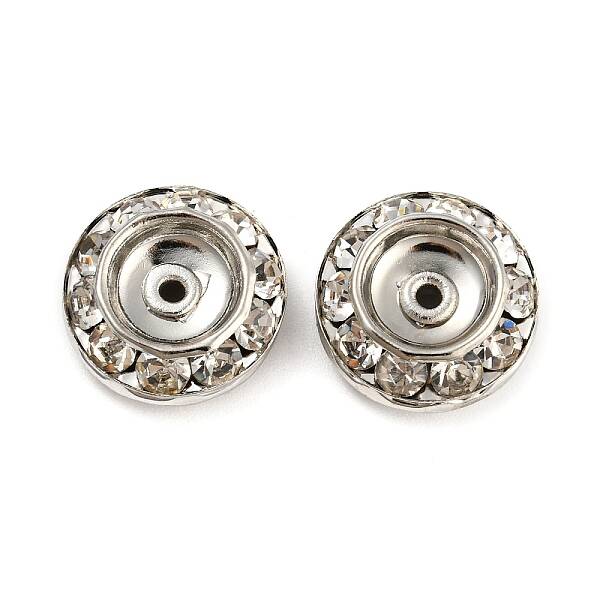 Brass Rhinestone Beads