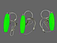 Slunger Cat Outdoors Float Rig Leader for Anchoring and Stationary Fishing