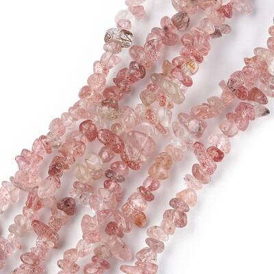 Natural Strawberry Quartz Beads Strands