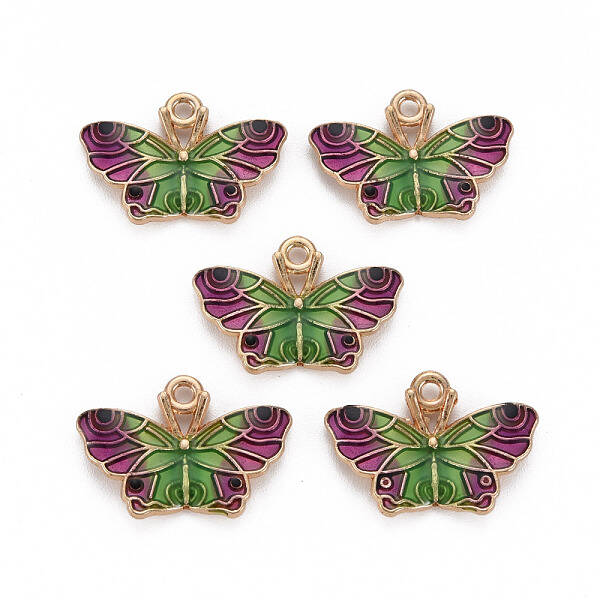 Alloy Enamel Pendants