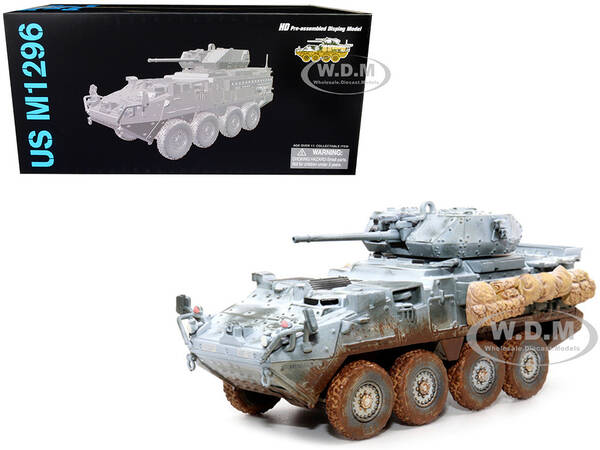 United States M1296 Stryker ICV (Infantry Carrier Vehicle) Dragoon Olive Drab (Snowy Version) 2nd Cav. Germany (2020) NEO ...