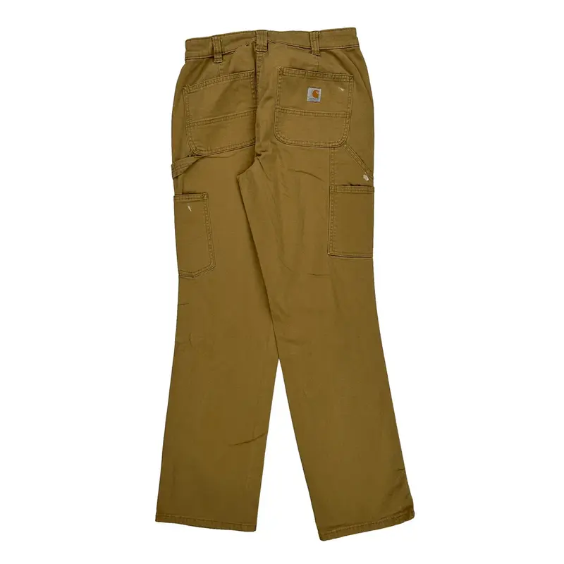 Original Fit Carhartt Carpenter Trousers - 31? Waist Brown Cotton Blend