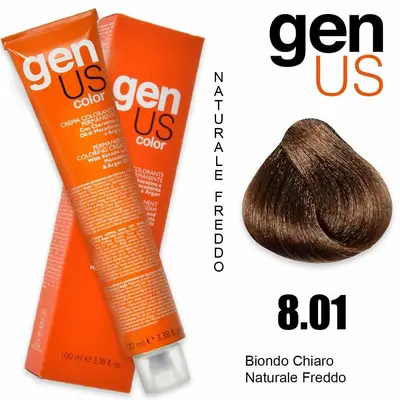 Crema Colorante Permanente Genus 100 Ml 8.01