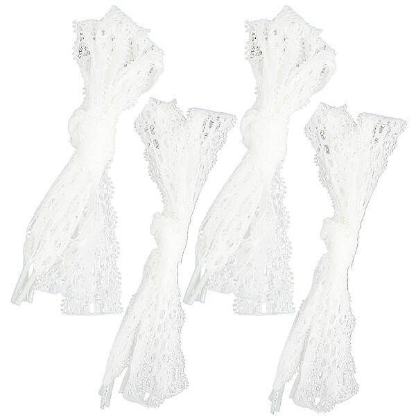 4 Pairs 2 Style Nylon Lace Shoe Laces